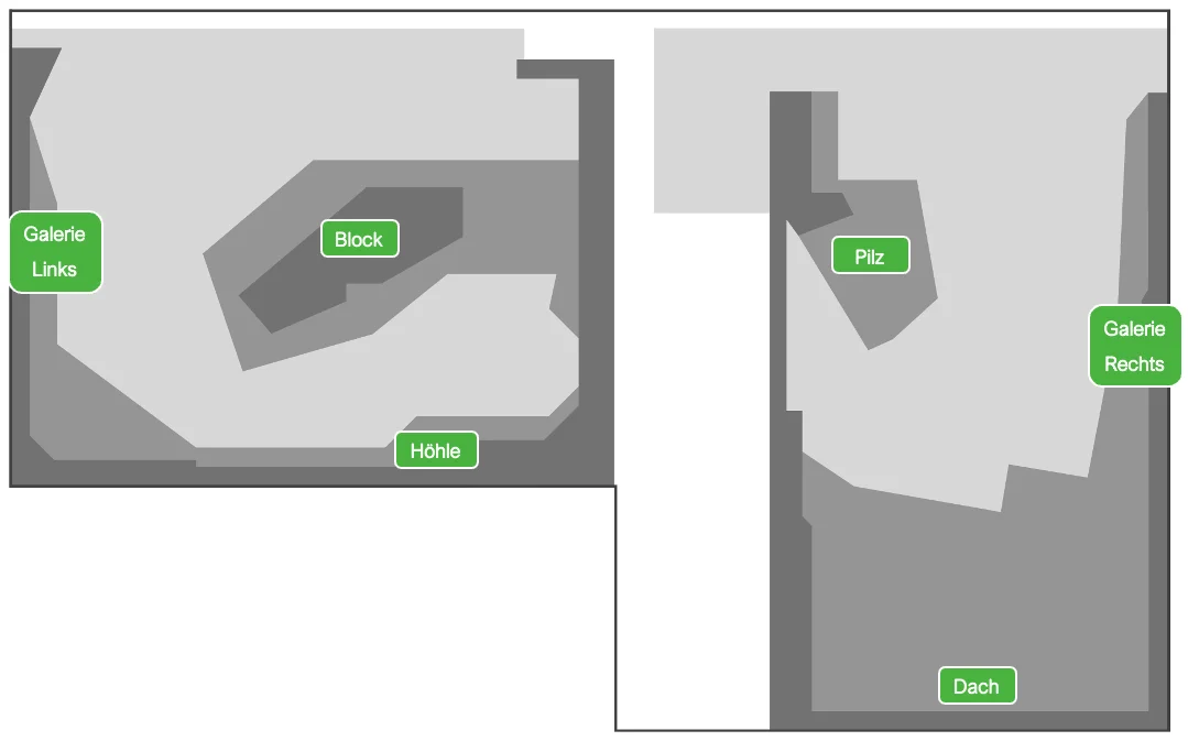 Hallenplan Boulderraum | © Tim Harriehausen